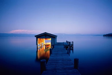 Wallpapers Night, Blue, Lake, Nevada, Quiet Getaway, Lake Tahoe ...
