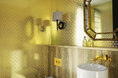 Black And Gold Geometric Wallpapers   Design, Decor, Photos ...