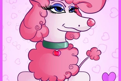 Cartoon french poodle dog Picture, Cartoon french poodle dog Wallpapers