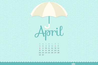 Fun Freebies: April Calendar Wallpaper!   WeddingWire: The Blog