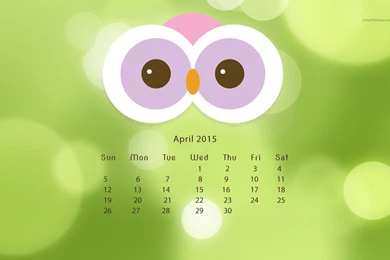 April 2015 Calendar Wallpapers HD
