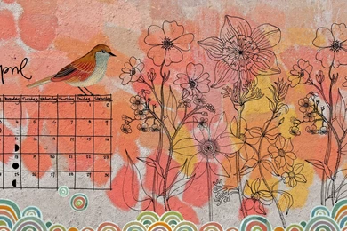 Geninne's Art Blog: April Desktop Image