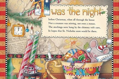 Wallpapers Of Christmas Story Book   The Night Before Christmas 24 ...