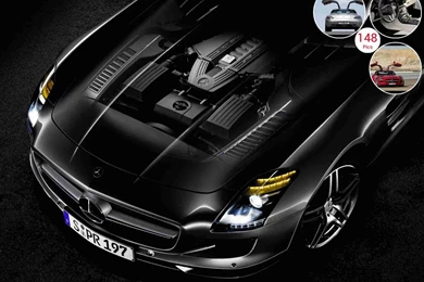 2010 Mercedes Benz SLS AMG Gullwing   Engine