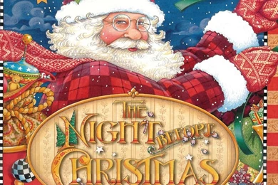 Christmas Art Painting Wallpapers   Night Before Christmas1 ...