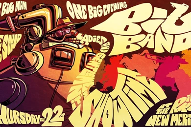 Video Games, Robots, Skullgirls, Big Band :: Wallpapers