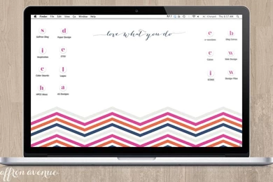 Etsy: Desktop Wallpapers + Matching Icons   Saffron Avenue ...