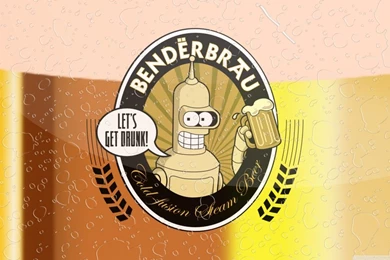 Futurama Bender Benderbrau HD Desktop Wallpapers : High Definition ...