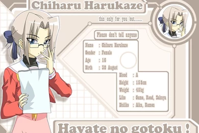Chiharu's Biodata   Hayate The Combat Butler Wallpapers (11408573 ...