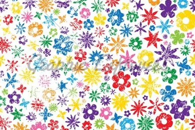 Colorful Grungy Flower Backgrounds · GL Stock Images