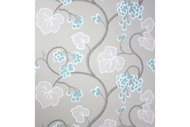 Buy Designer Osborne & Little Shiraz Silver White Wallpapers ...