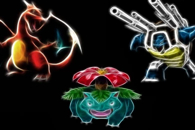 Wallpapers Blastoise Venusaur Charizard Pokemon Image X 1600x900 ...