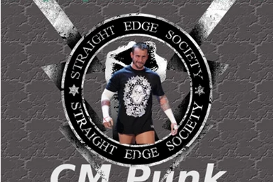 CM Punk “Straight Edge” Wallpapers