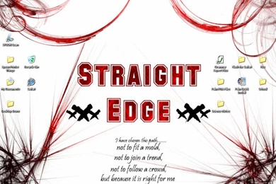 Straight Edge Desktop By Kayla Clarinet On DeviantArt