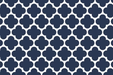Navy Blue And White Quatrefoil Iphone Wallpapers