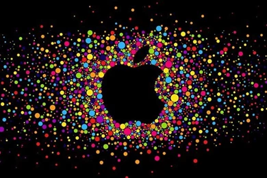 iPad Wallpapers + Logos, Black, Apple, Computers, Circles, iPad 3 ...