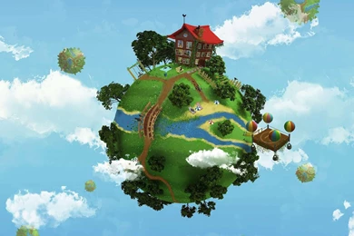 Personal Planet Digital Wallpapers 4d Art Free Desktop Backgrounds ...