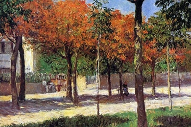 French Parks Traditional Art Gustave Caillebotte Impressionism ...