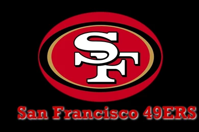San Francisco 49ers Logo On Black Backgrounds 1920x1200 WIDE NFL ...