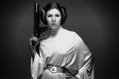 Carrie Fisher Princess Leia XLVII V3 By Dave Daring On DeviantArt