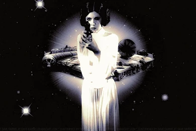 Carrie Fisher Princess Leia XLVIII Painted By Dave Daring On ...