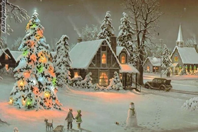 Snowy Christmas Pictures   Christmas