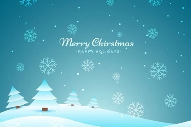 Snowy Christmas Backgrounds Vector