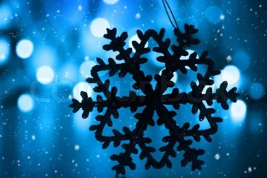 Blue Snowy Christmas Holiday Backgrounds With Tree Decoration ...