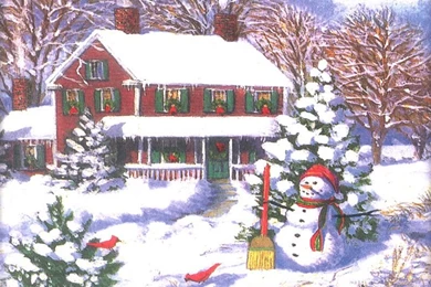 Christmas Scene   Christmas Wallpapers (2736036)   Fanpop