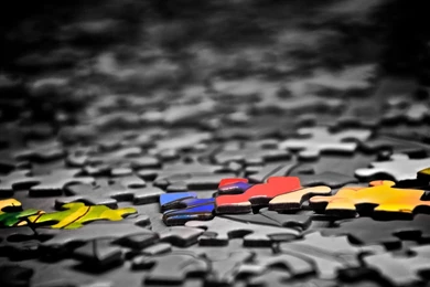 Colorful Puzzle Pieces Wallpapers