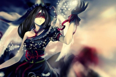 Hd Wallpapers Anime Girl Black Clothes