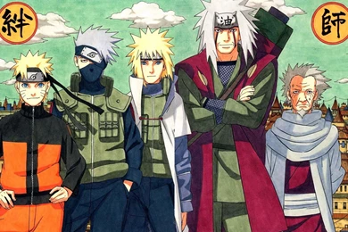 Naruto Shippuuden, Hokage, Anime, Namikaze Minato, Uzumaki Naruto ...