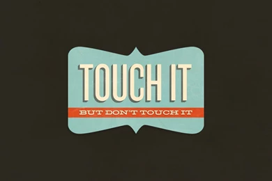 iPad Wallpaper: Touch It
