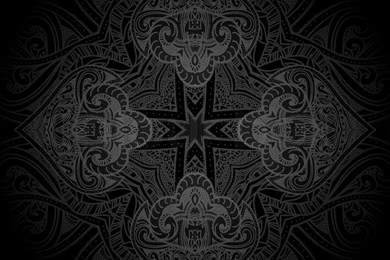 Vector Abstract Background. Floral Pattern, Black Backgrounds ...