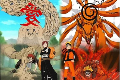 Gaara And Naruto   Naruto Wallpapers