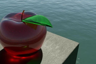 Download Apple Glass 3D Wallpapers