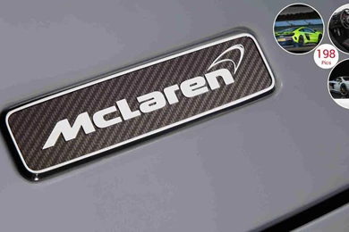 2016 McLaren 675LT Chicane Grey   Badge