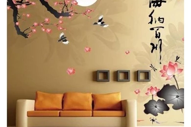 Wholesale Plum Blossom Lotus Moon Birds Chinese Letters &All ...