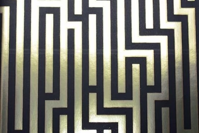 Contemporary Black And Gold Metallic Wallpapers By GP & J Baker