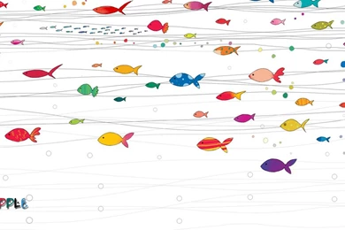 Cute Korean, Fishing, Ocean, Apple, Theme, 1920x1080 HD Wallpapers ...