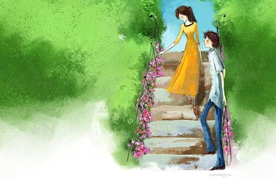 Selected Korean Style Wallpapers 12681   Korean Wallpapers   Cartoon ...