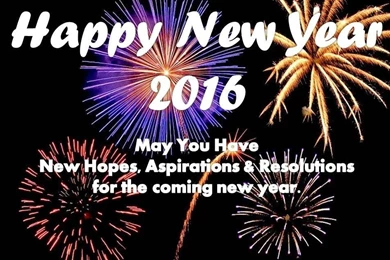 Happy New Year 2016 Wishes SMS Wallpapers