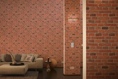 AS Creation House Brick Pattern Faux Effect Embossed Wallpapers 779816