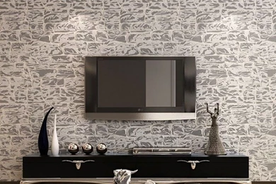 Aliexpress.com : Buy TV Unit Backgroud Flock White Brick Textured ...