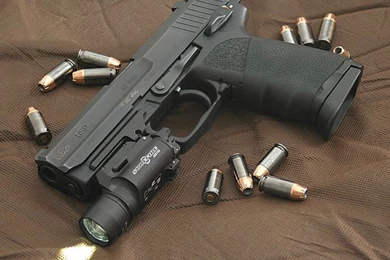 Pistols Guns Weapons Heckler And Koch USP .45ACP Hollow Point ...