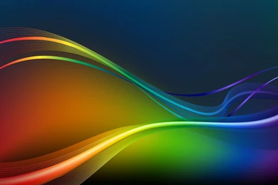 Download Wallpapers Wave Energy, Red, Yellow, Green, Blue ...