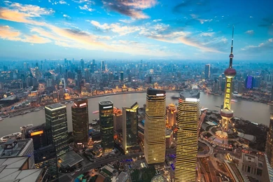 Shanghai Sunset Wallpapers