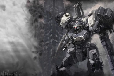 DeviantArt: More Like Armored Core 4 Supplice By Espen86
