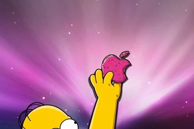 Homer Simpson Donut HD Desktop Wallpapers : High Definition ...