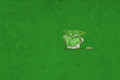 Green, Star Wars, Minimalistic, Funny, Yoda :: Wallpapers